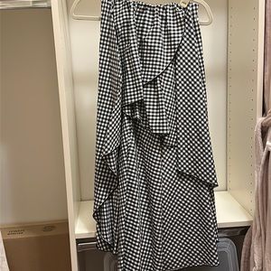 Caroline Constas high low skirt size small